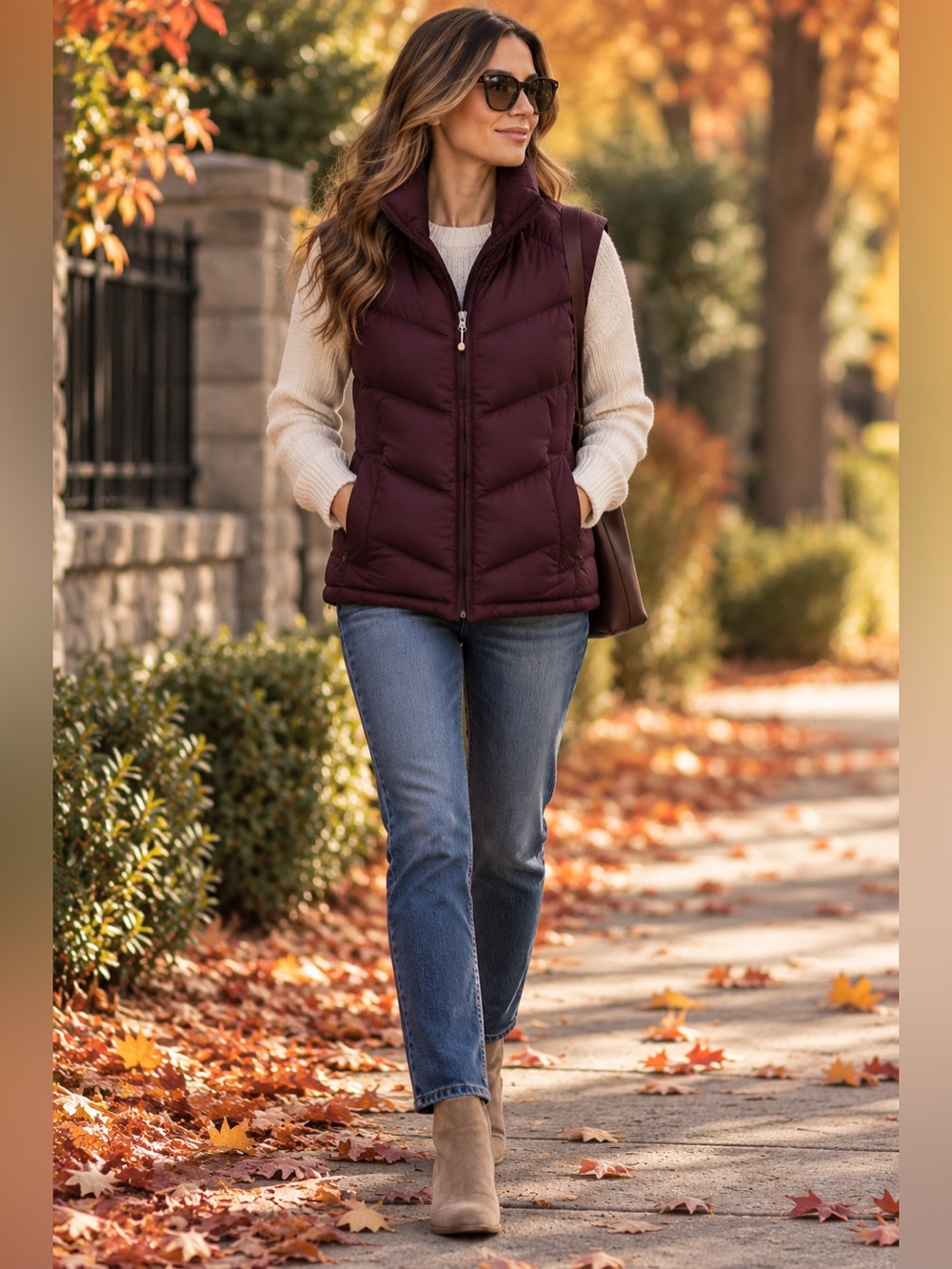 MEC Mountain Equipment Co-op Burgundy Puffer Vest Small